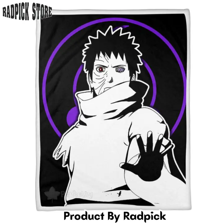 Uchiha obito blanket custom anime mix manga  rp0156031